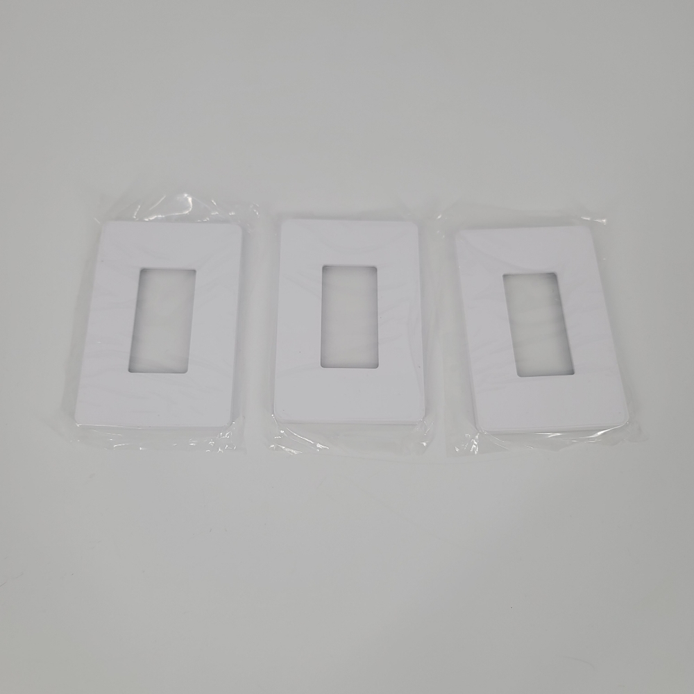 Kasa Smart Switch Wall Plate Cover ONLY White Set of 3